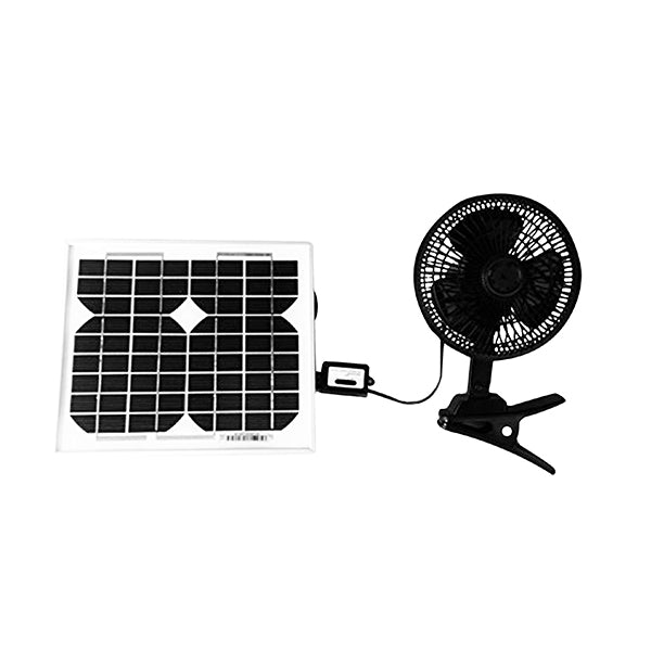 Powerful Portable Solar Fan 8" for | Amtrak Solar | www.amtraksolar.com