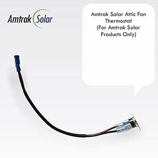 Solar Attic Fan Thermostat | Amtrak Solar | www.amtraksolar.com