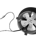 Inline thermostat connected to Amtrak Solar attic fan for automatic on/off