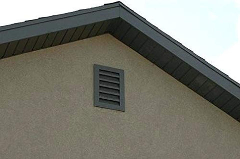 Amtrak Solar attic fan installed on gable vent