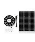 Amtrak Solar 100-Watt 12-inch solar attic fan kit with thermostat