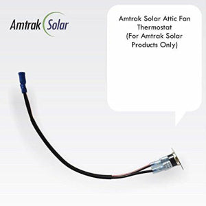 Amtrak Solar attic fan thermostat – automatic 85°F on/off switch