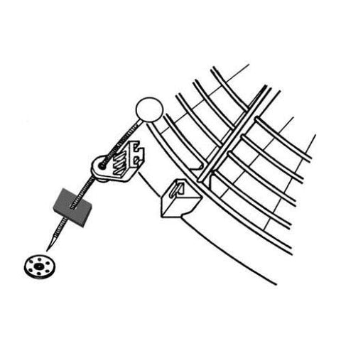 Universal Electric Fan Tie Strap Mounting Kit | Amtrak Solar | www.amtraksolar.com