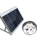 50W Solar Panel with High-Efficiency Attic Fan – Perfect for Gable Ventilation, Garages, and RVs by Amtrak Solar
