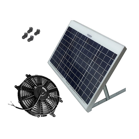 Powerful 50-Watt with 12 inch Solar Attic Gable Fan | Amtrak Solar | www.amtraksolar.com