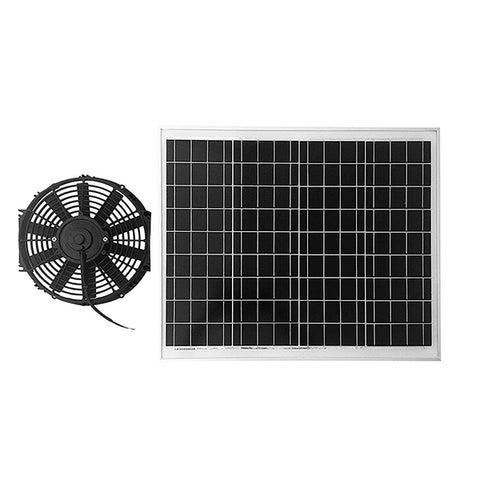 100-Watt with 12 inch Solar Attic Fan | Amtrak Solar | www.amtraksolar.com